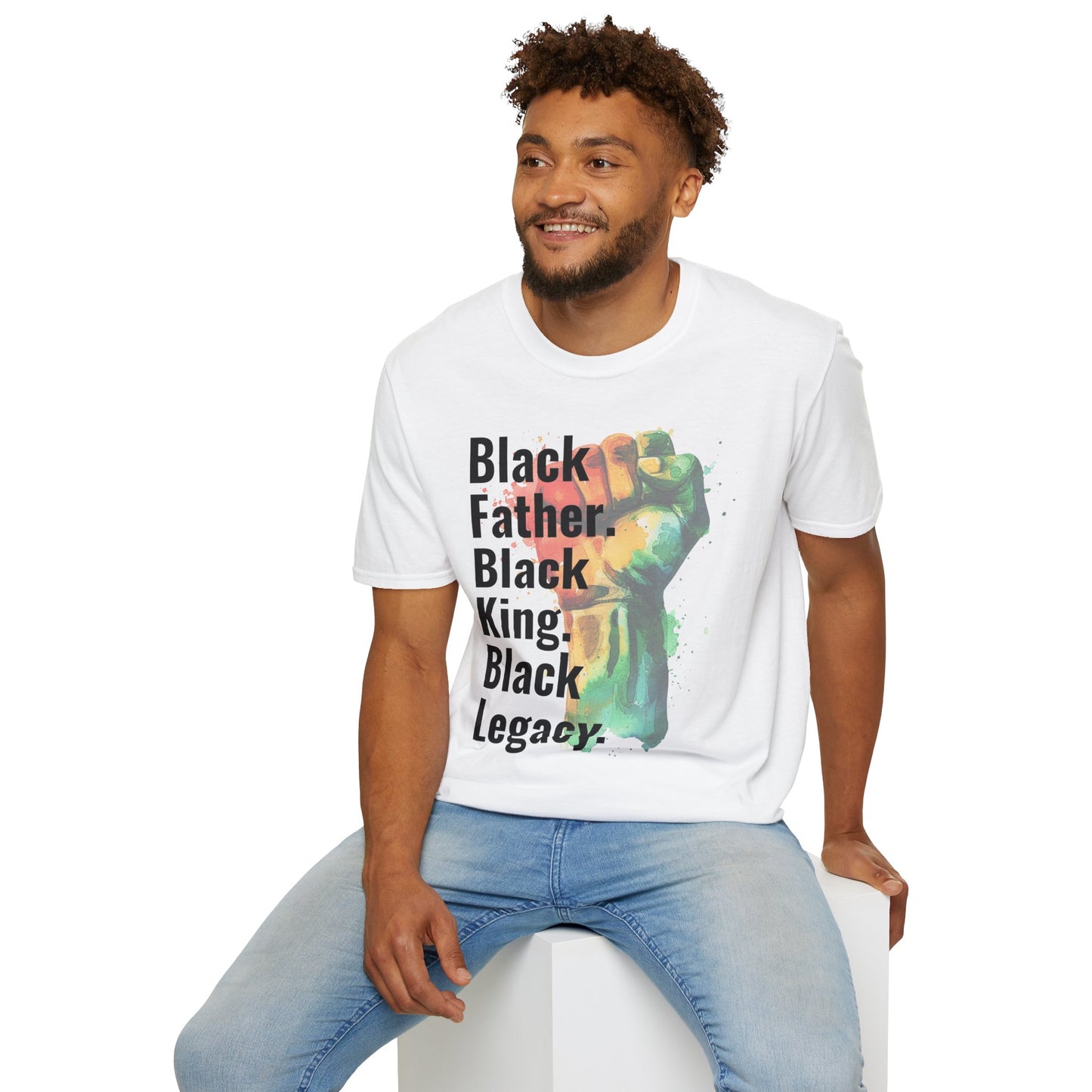 Black Father Black King Legacy Shirt – Strong Black Dad T-Shirt – African American Father’s Day Gift – Melanin King Dad Tee – Legacy Builder Apparel"