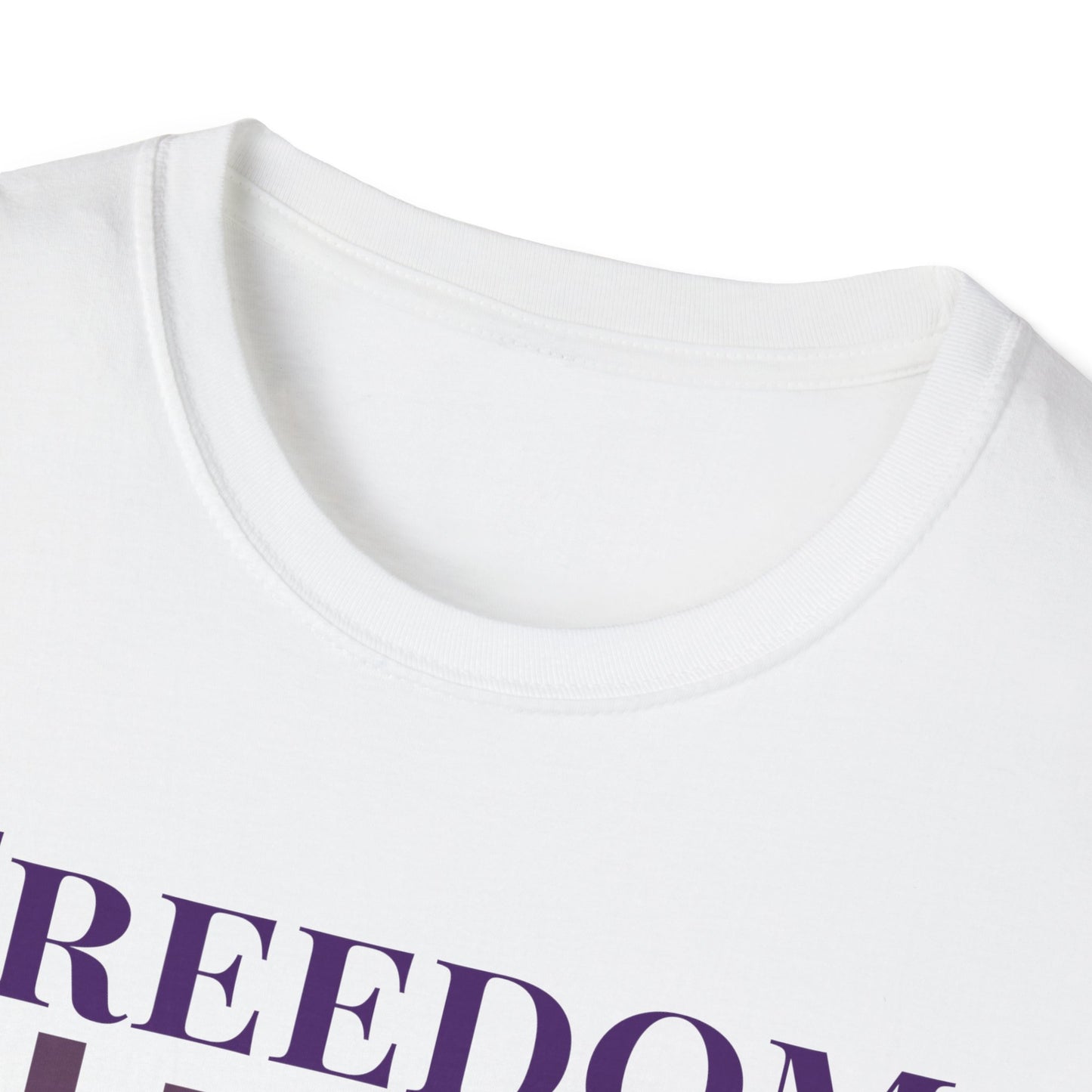 Freedom Looks Like Me T-Shirt – Black Woman Empowerment Tee in Purple | FirstBorn Nation Apparel