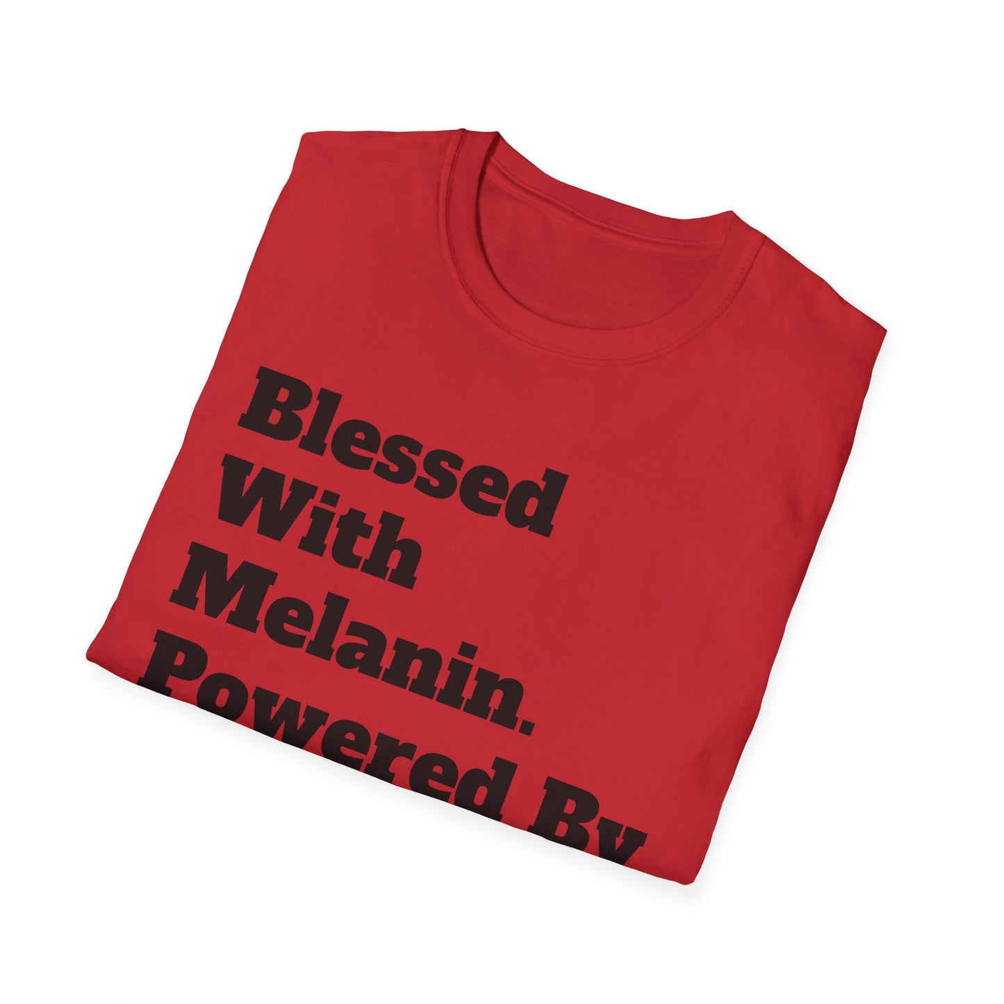 Blessed With Melanin Dad Shirt – Powered By Purpose Dad AF T-Shirt – Black Father’s Day Gift – Strong Black Dad Tee – Melanin King Apparel