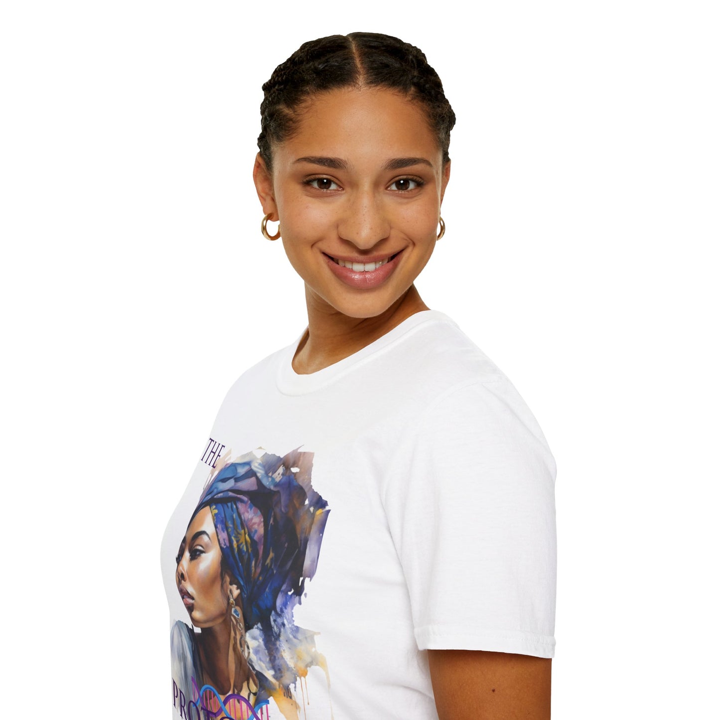 The Prototype T-Shirt – Black Woman Graphic Tee in Purple | FirstBorn Nation Original