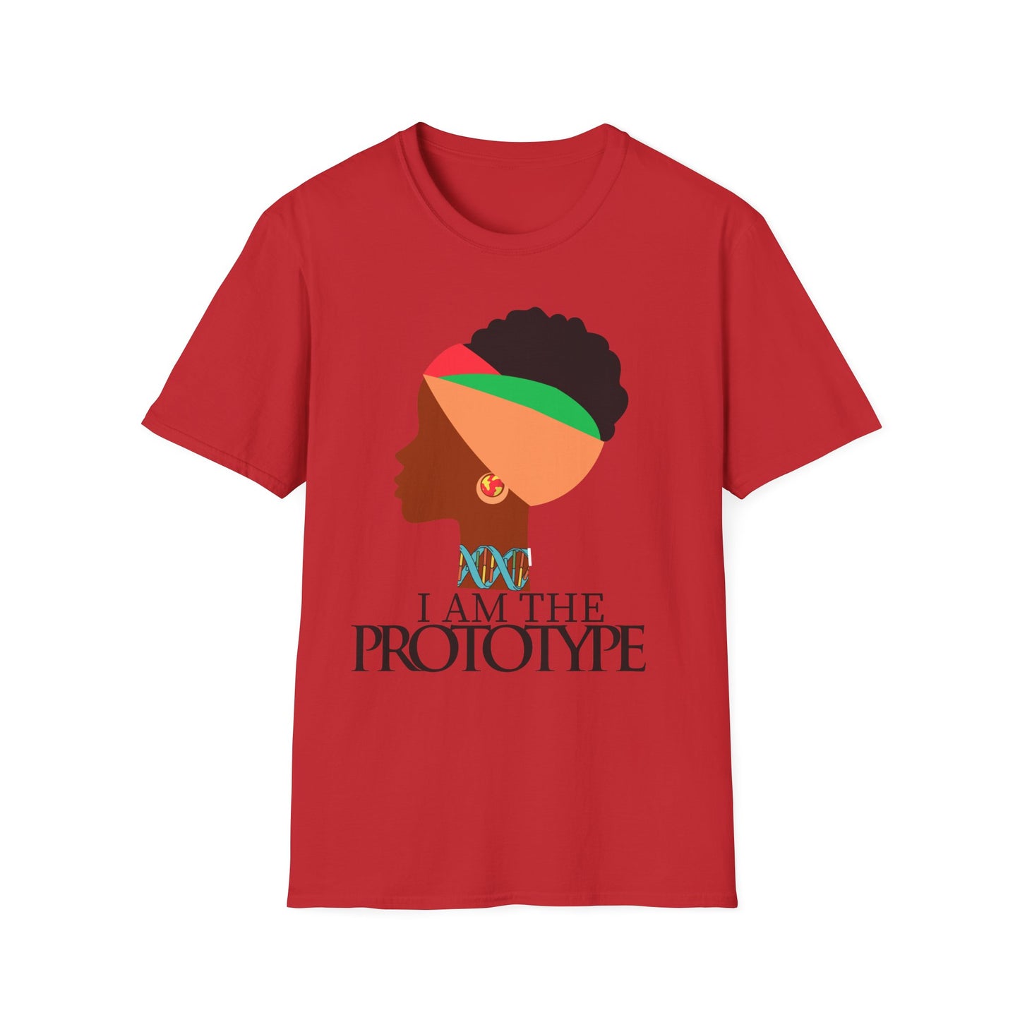 I Am the Prototype" Black History T-Shirt – Afrocentric Statement Tee for Women