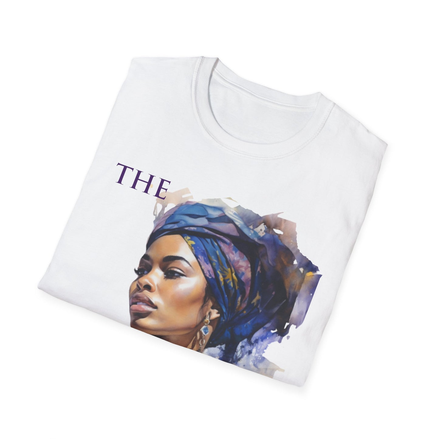 The Prototype T-Shirt – Black Woman Graphic Tee in Purple | FirstBorn Nation Original