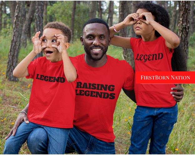 Raising Legends Father’s Day T-Shirt | Black Father Pride Tee. Father's Day Gift T-Shirt. Juneteenth.