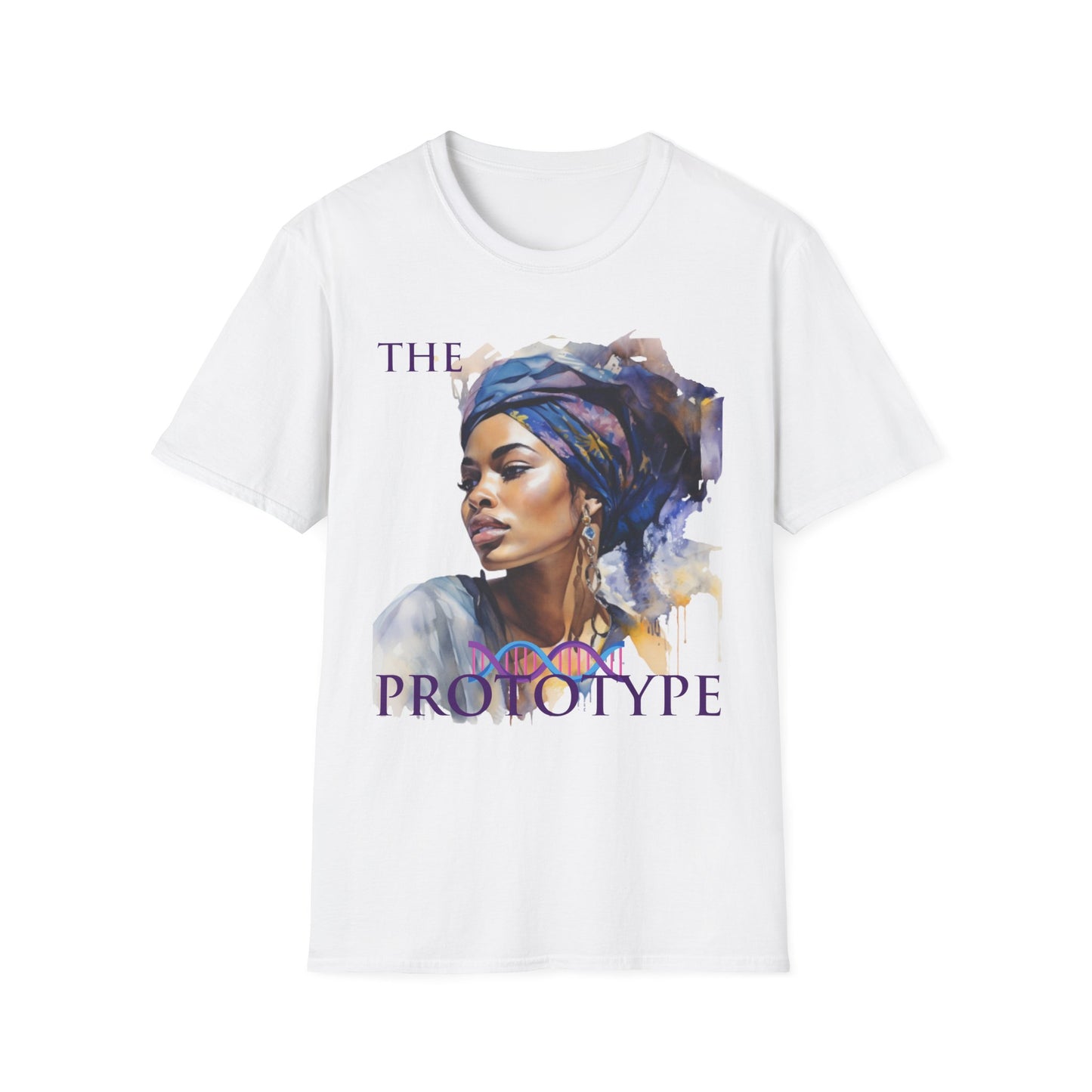 The Prototype T-Shirt – Black Woman Graphic Tee in Purple | FirstBorn Nation Original
