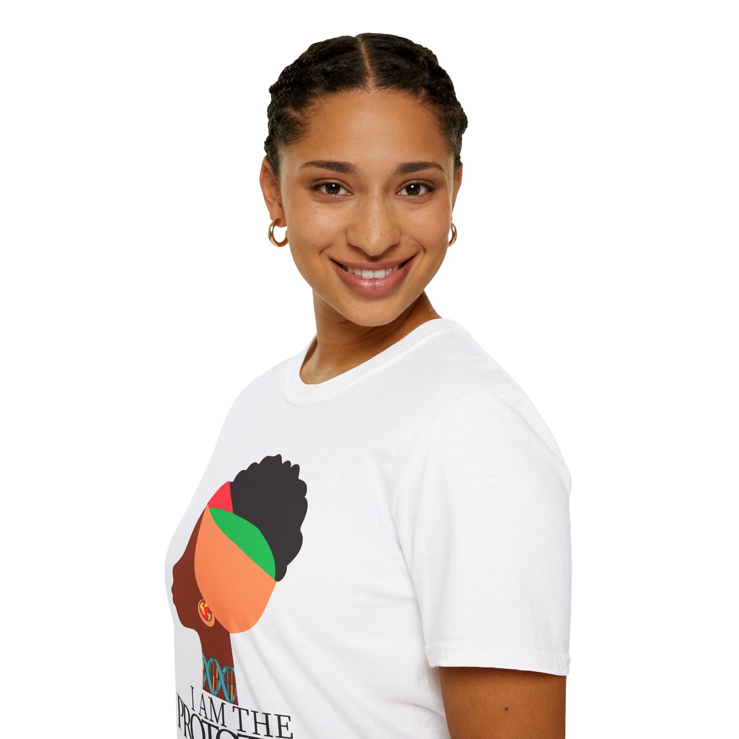 I Am the Prototype" Black History T-Shirt – Afrocentric Statement Tee for Women