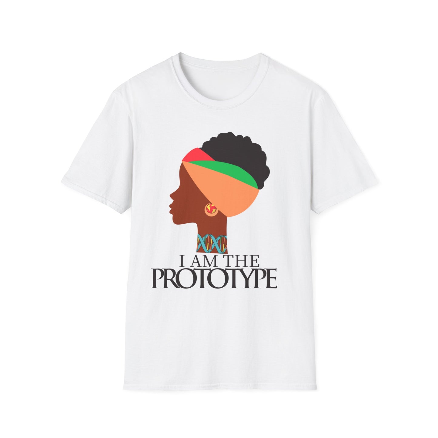 I Am the Prototype" Black History T-Shirt – Afrocentric Statement Tee for Women